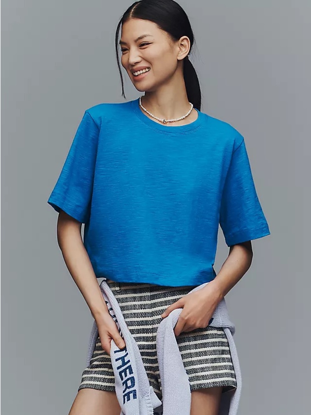 Anthropologie Maeve Corey Boxy Tee Size: XXS